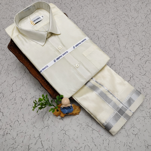 Art Silk Men's - Cream