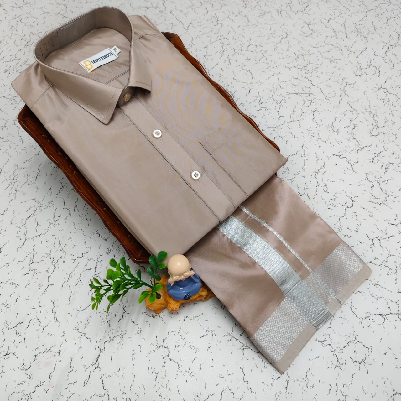 Art Silk Men's - Sandstone