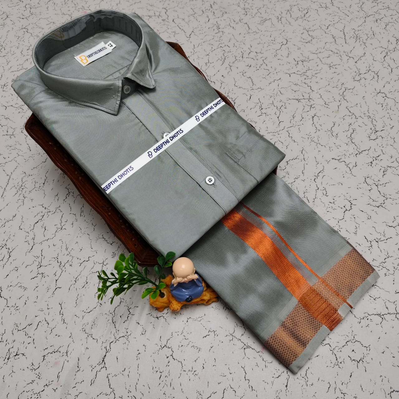 Art Silk Men's - Steel Gray