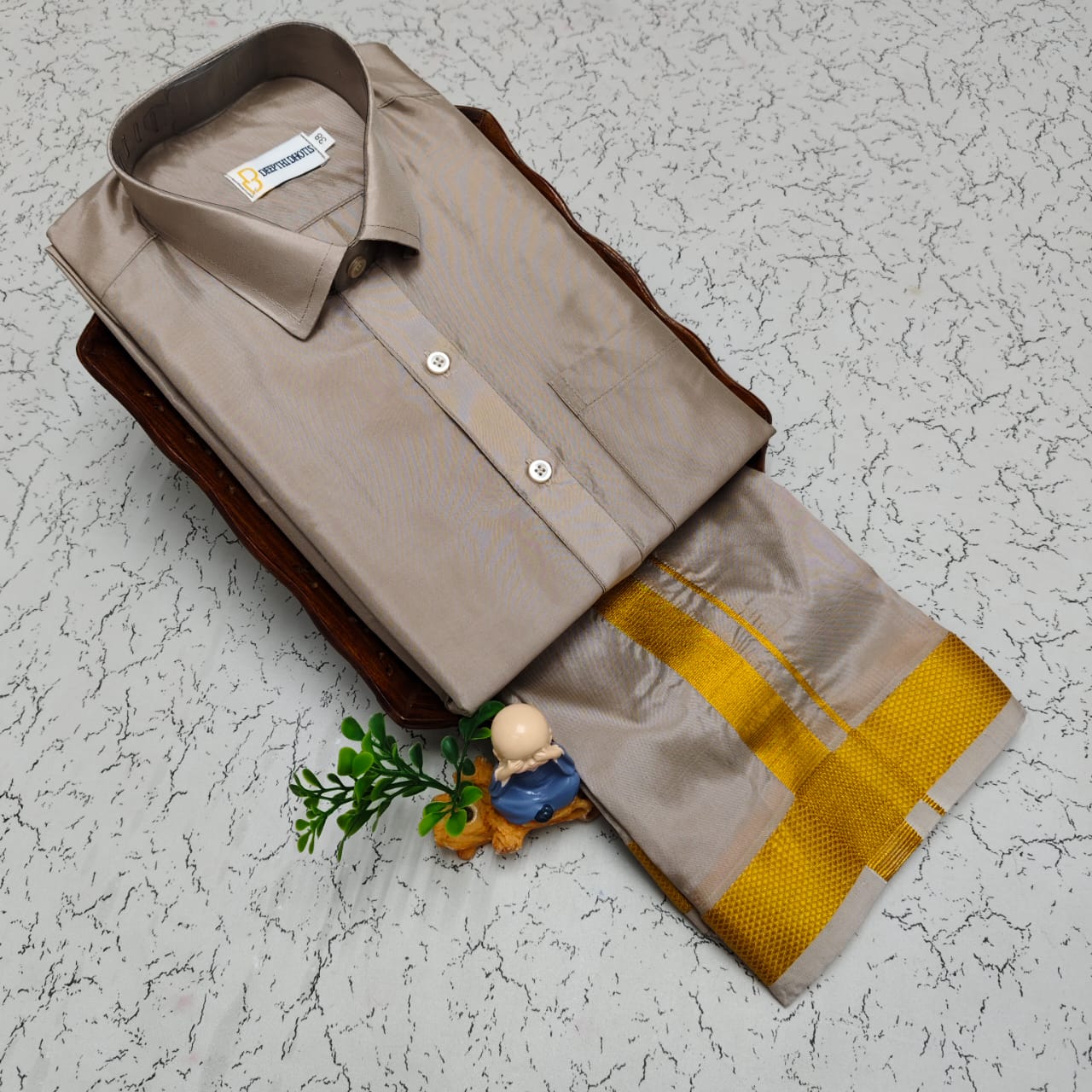 Art Silk Men's - Sandstone