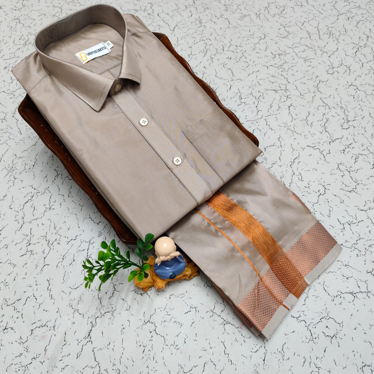 Art Silk Men's - Sandstone