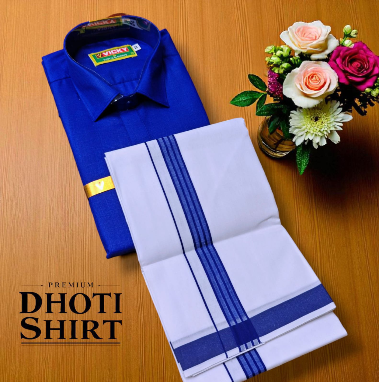 Men's Cotton Veshti shirt