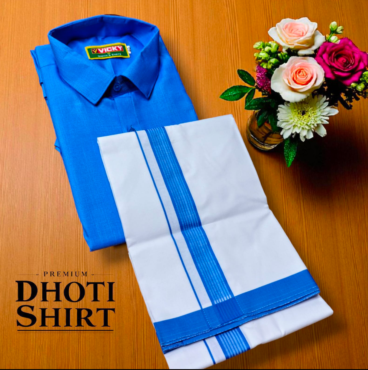 Men's Cotton Veshti shirt