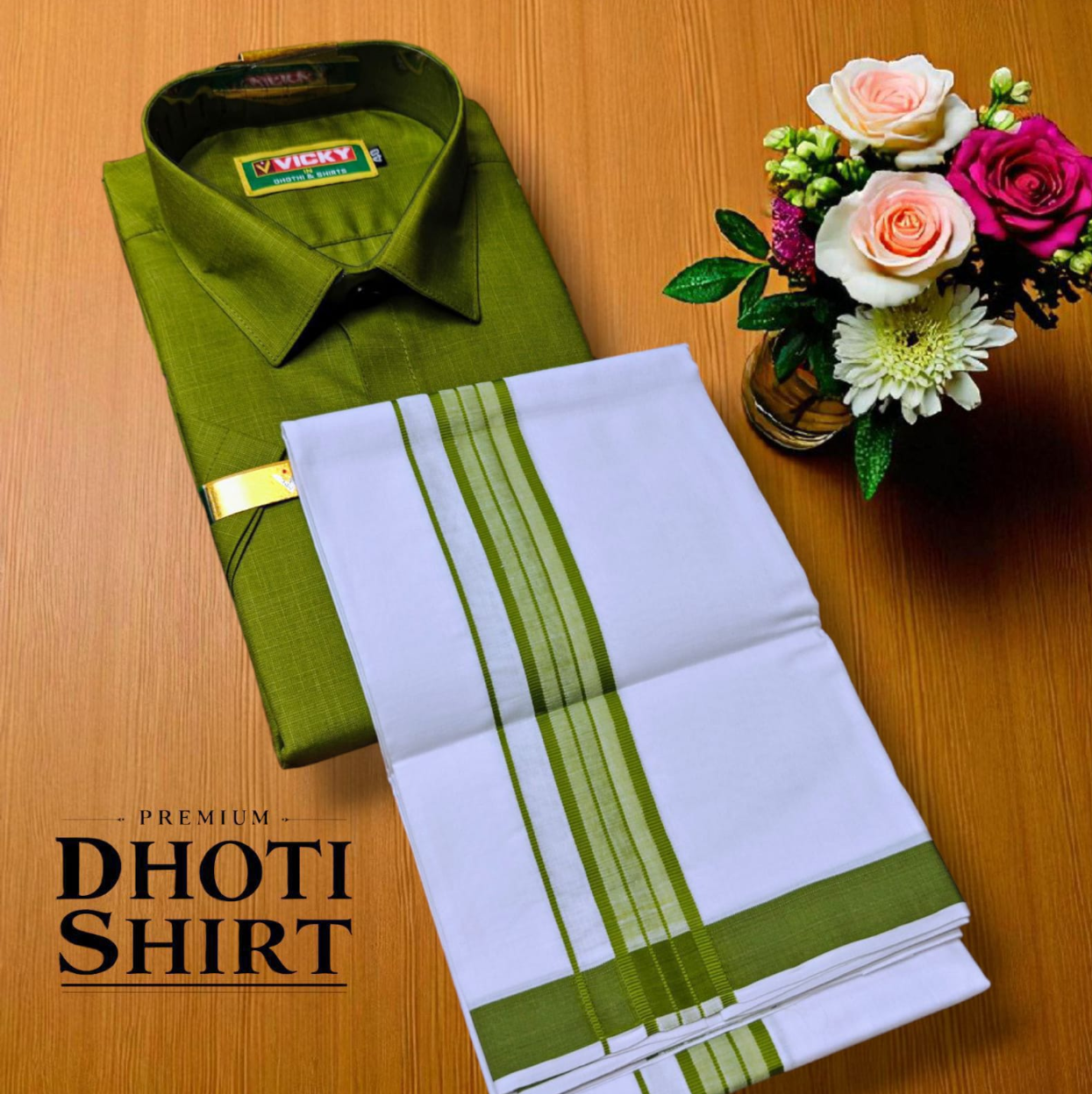 Men's Cotton Veshti shirt