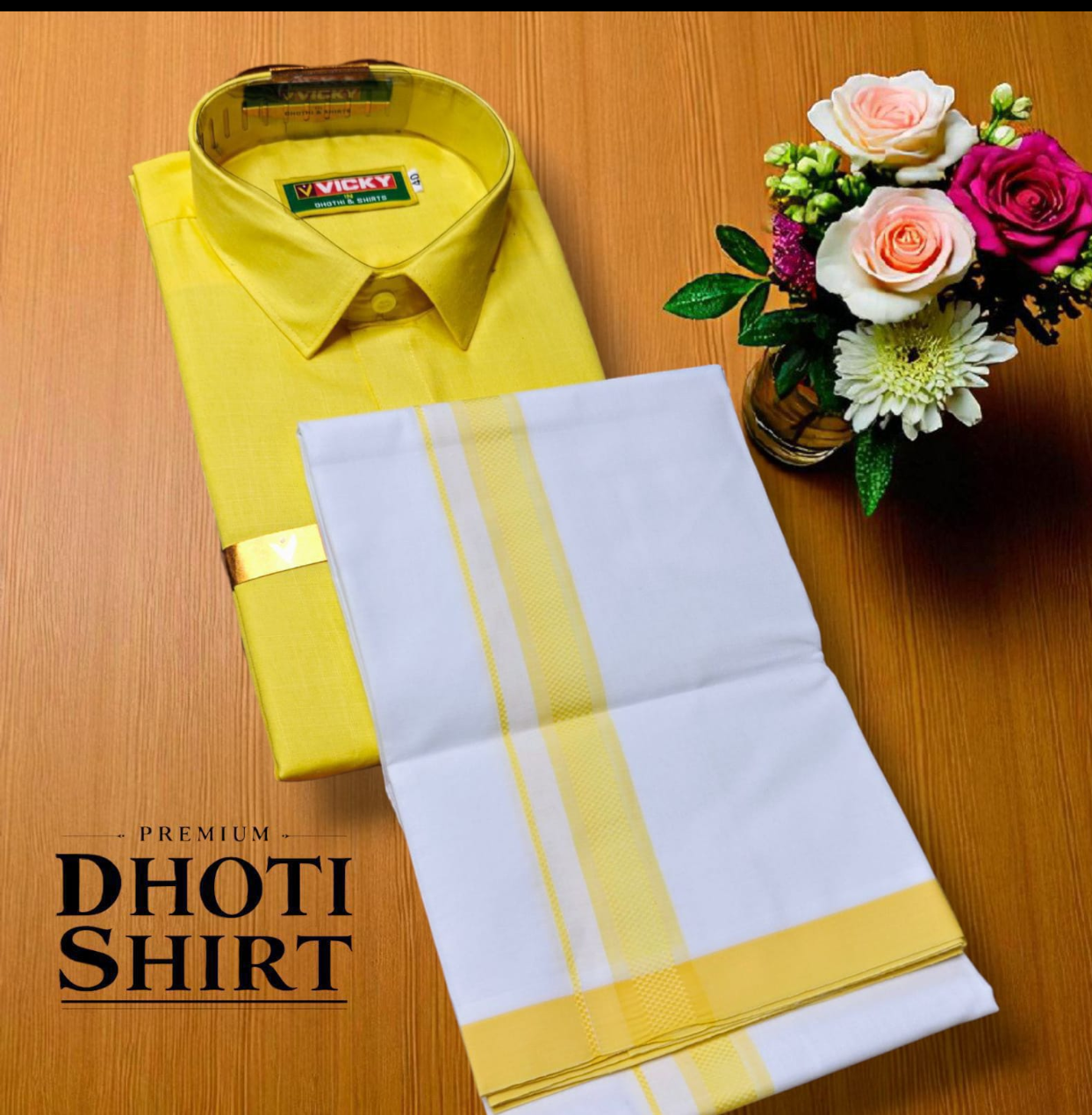 Men's Cotton Veshti shirt