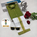 Kids Cotton Veshti shirt