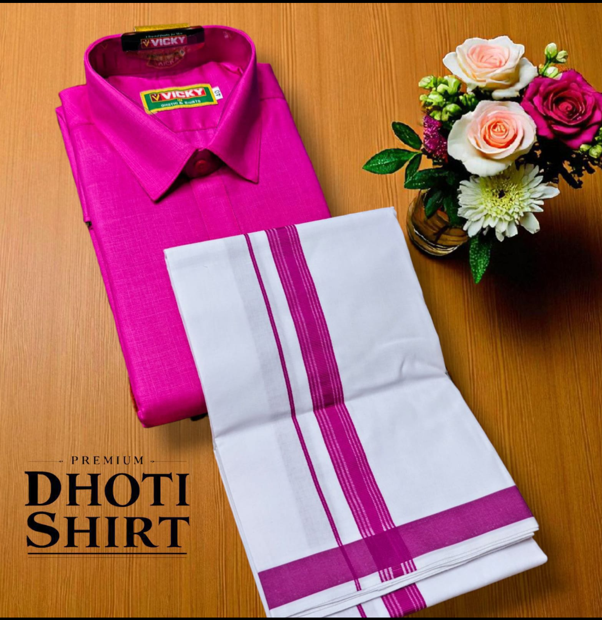 Men's Cotton Veshti shirt