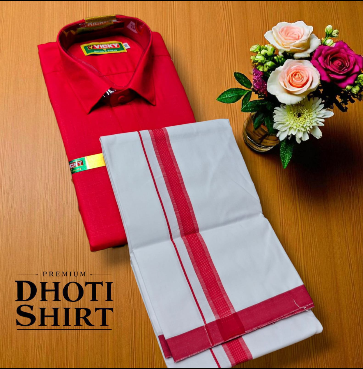 Men's Cotton Veshti shirt