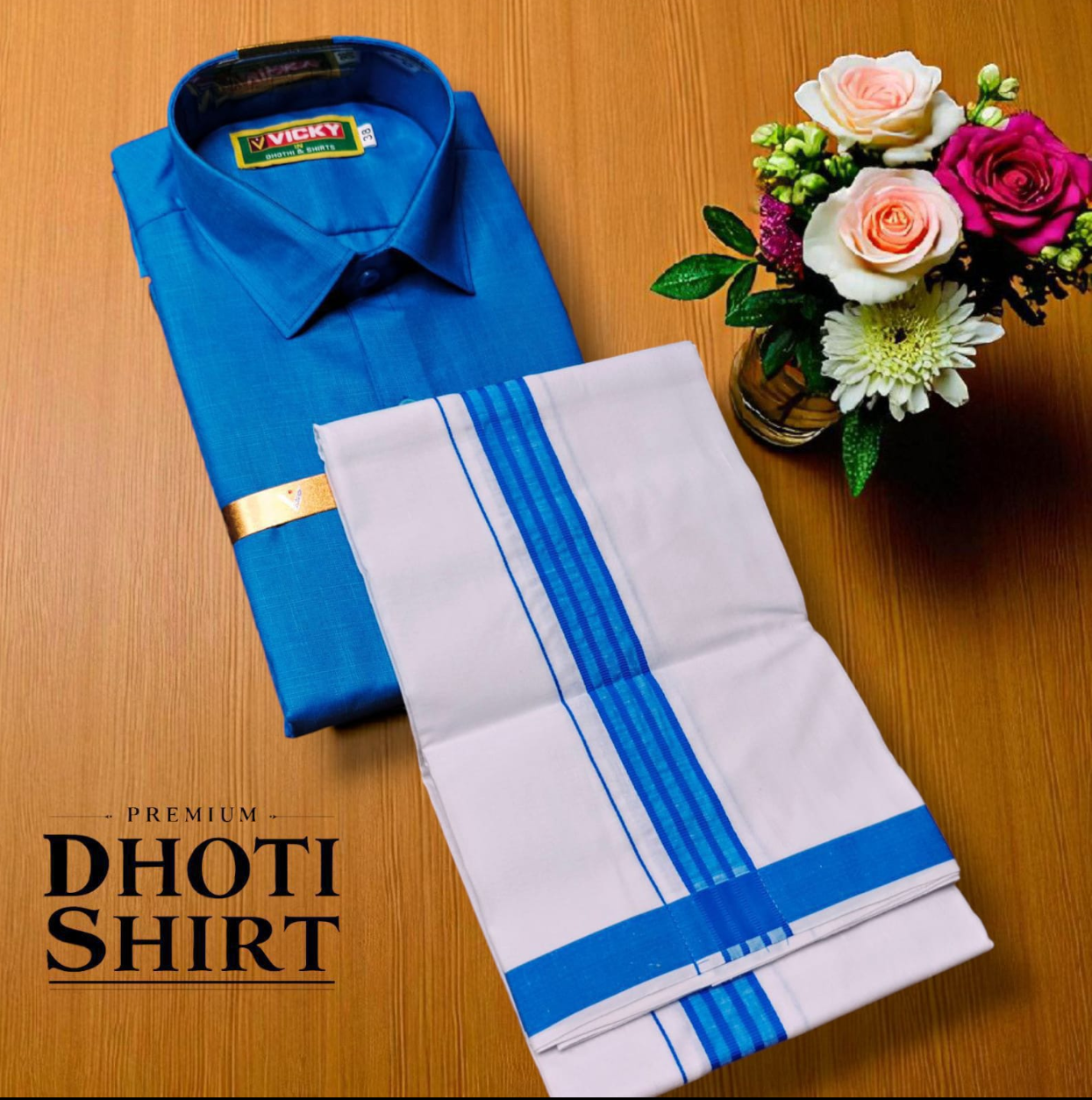 Men's Cotton Veshti shirt