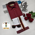 Kids Cotton Veshti shirt
