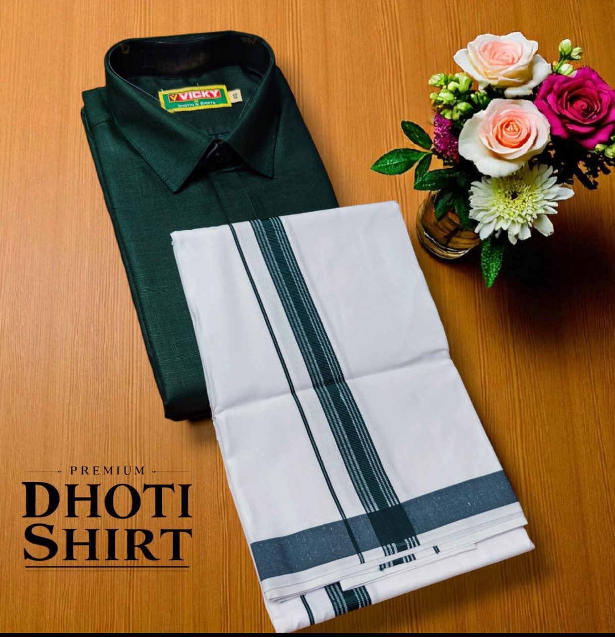 Men's Cotton Veshti shirt