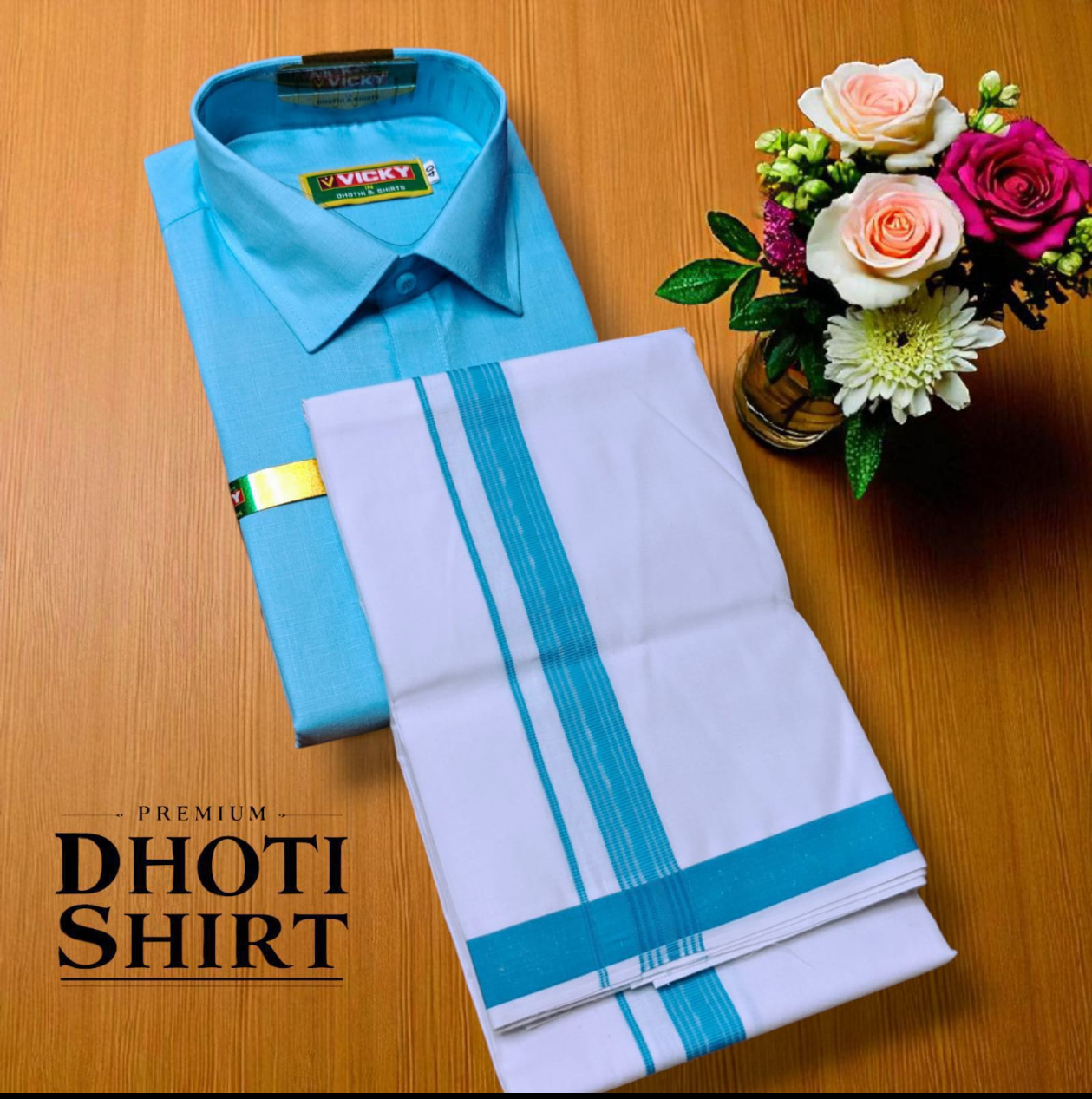 Men's Cotton Veshti shirt