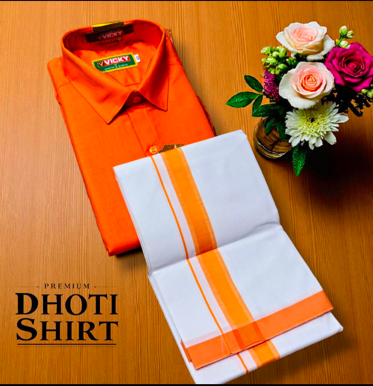 Men's Cotton Veshti shirt