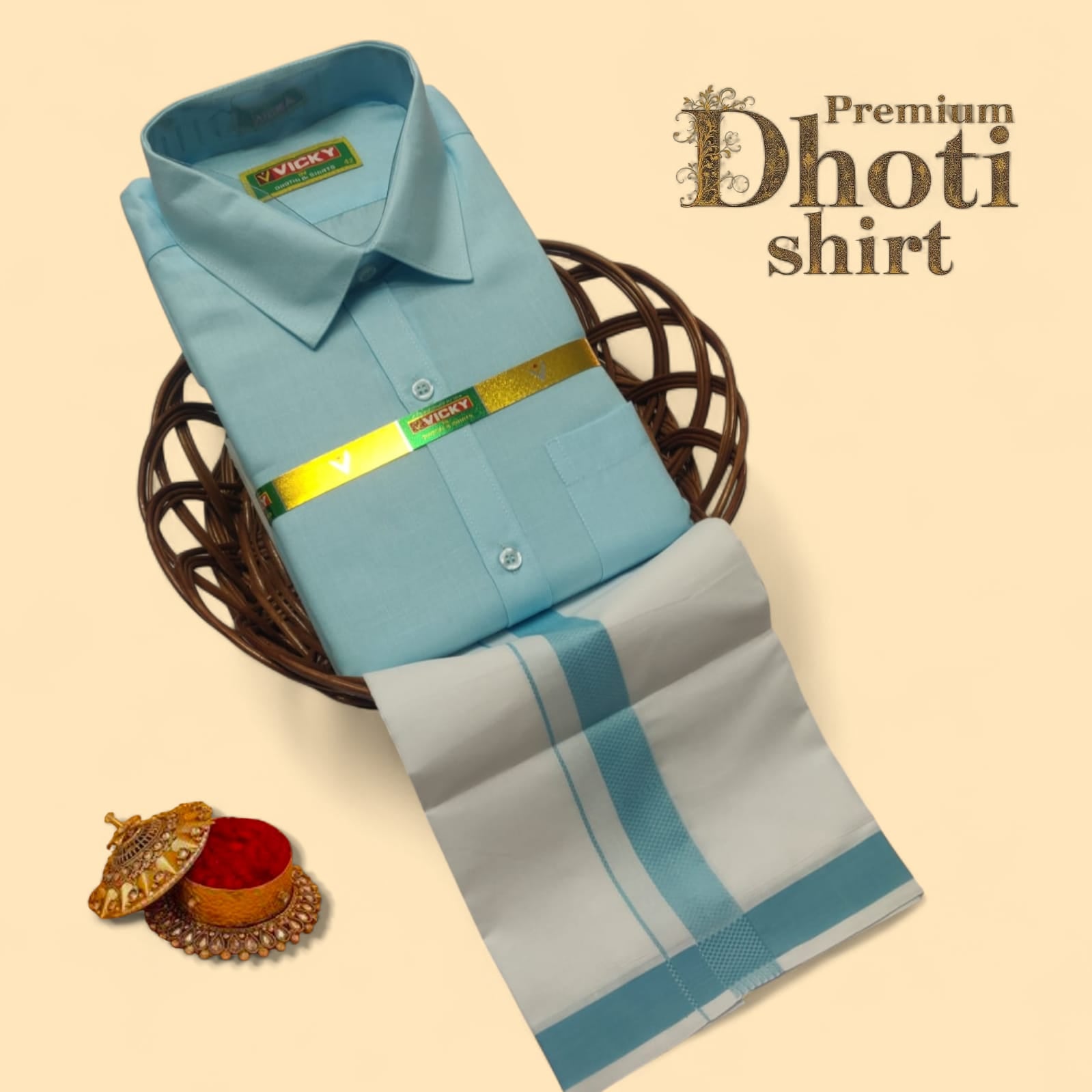 Men's Cotton Veshti shirt