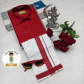 Kids Cotton Veshti shirt