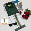 Kids Cotton Veshti shirt